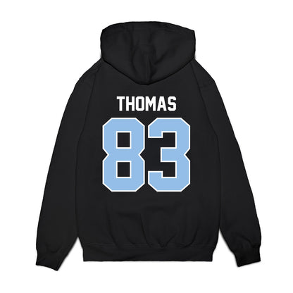 Old Dominion - NCAA Football : Ryan Thomas - Vintage Helmet Premium Hooded Sweatshirt-1