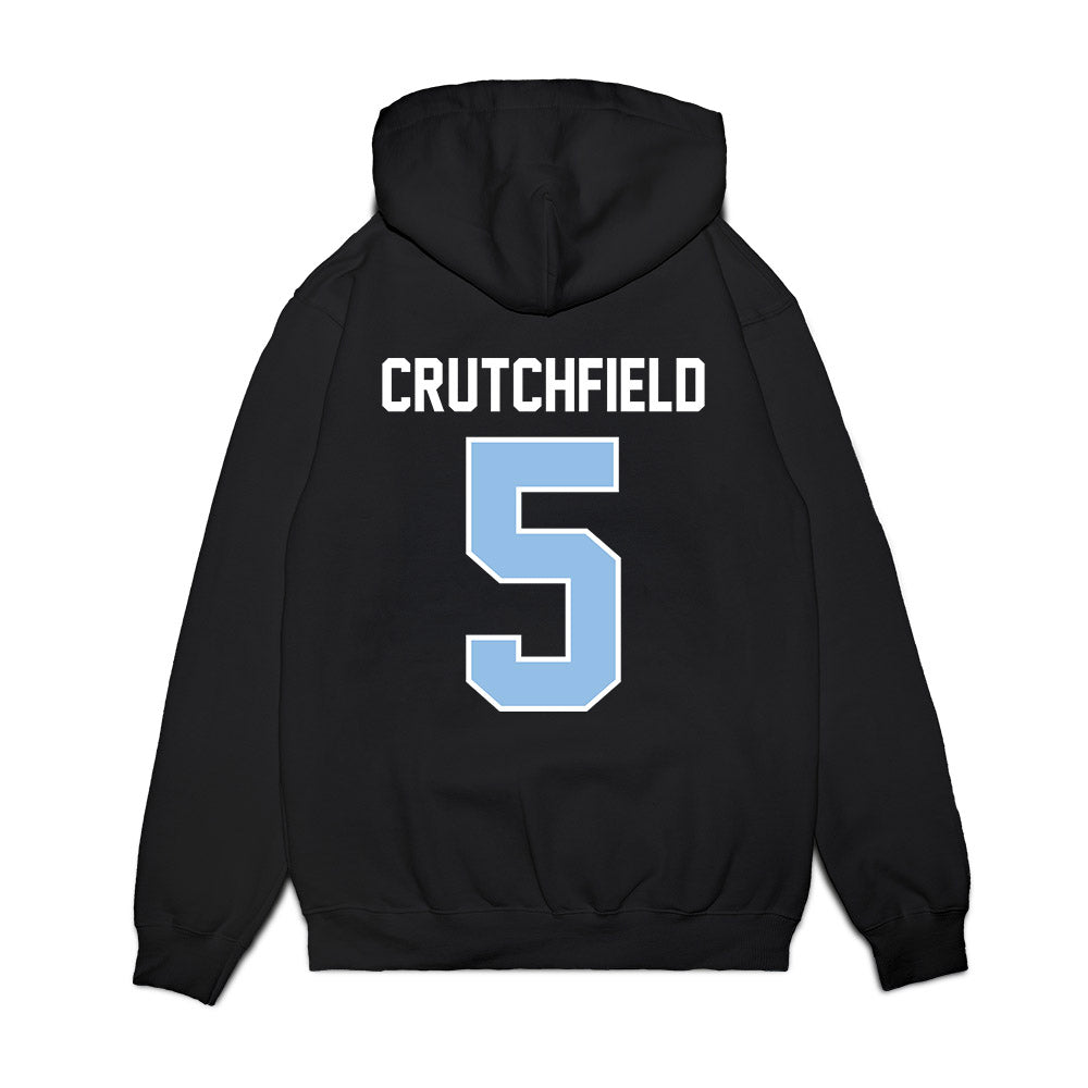 Old Dominion - NCAA Football : Brandon Crutchfield - Vintage Helmet Premium Hooded Sweatshirt-1