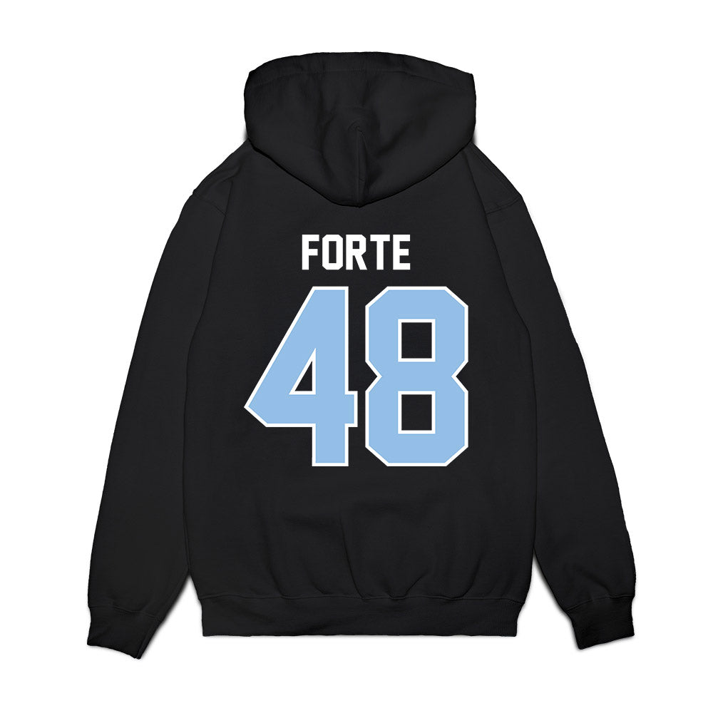 Old Dominion - NCAA Football : Mason Forte - Vintage Helmet Premium Hooded Sweatshirt-1