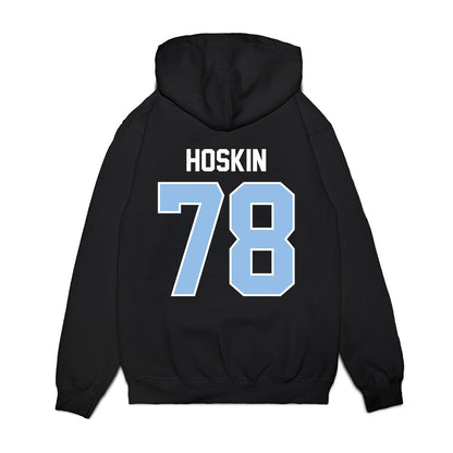 Old Dominion - NCAA Football : Elijah Hoskin - Vintage Helmet Premium Hooded Sweatshirt-1