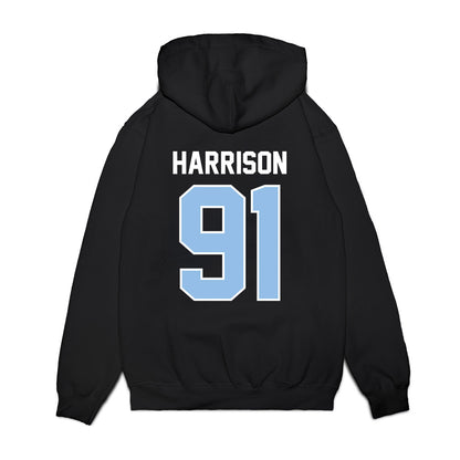 Old Dominion - NCAA Football : Gavin Harrison - Vintage Helmet Premium Hooded Sweatshirt-1