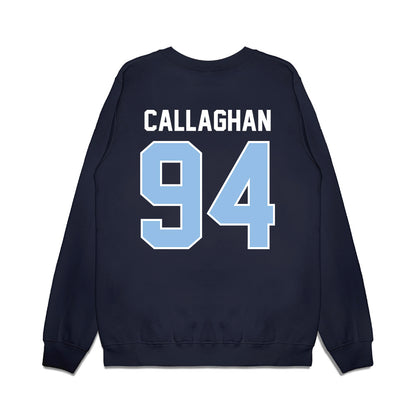 Old Dominion - NCAA Football : Riley Callaghan - Vintage Helmet Premium Crewneck Sweatshirt-1