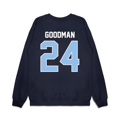 Old Dominion - NCAA Football : Dirrick Goodman - Vintage Helmet Premium Crewneck Sweatshirt-1