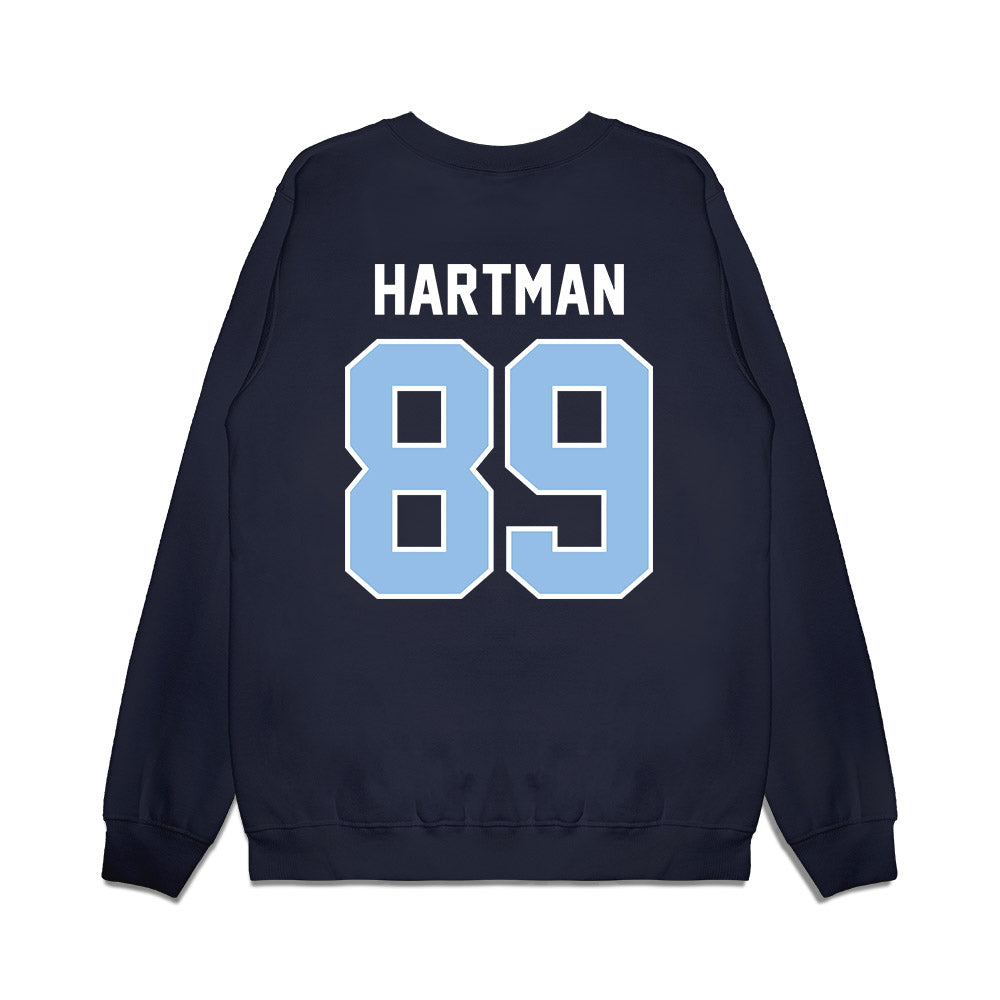 Old Dominion - NCAA Football : Nathan Hartman - Vintage Helmet Premium Crewneck Sweatshirt-1