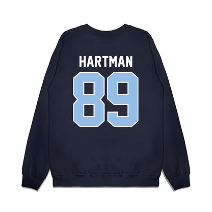 Old Dominion - NCAA Football : Nathan Hartman - Vintage Helmet Premium Crewneck Sweatshirt-1