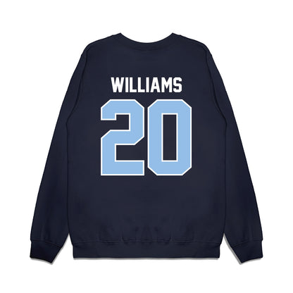 Old Dominion - NCAA Football : Langston Williams - Vintage Helmet Premium Crewneck Sweatshirt-1