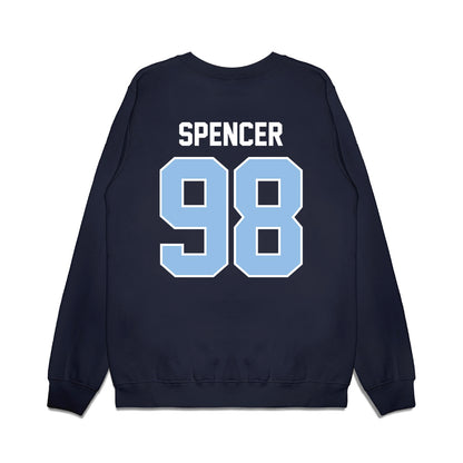 Old Dominion - NCAA Football : Chris Spencer - Vintage Helmet Premium Crewneck Sweatshirt-1