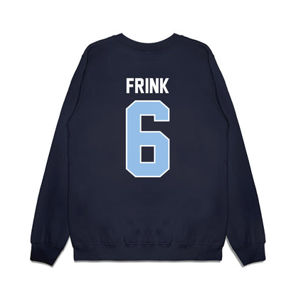 Old Dominion - NCAA Football : Zion Frink - Vintage Helmet Premium Crewneck Sweatshirt-1