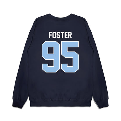 Old Dominion - NCAA Football : Ahmaad Foster - Vintage Helmet Premium Crewneck Sweatshirt-1