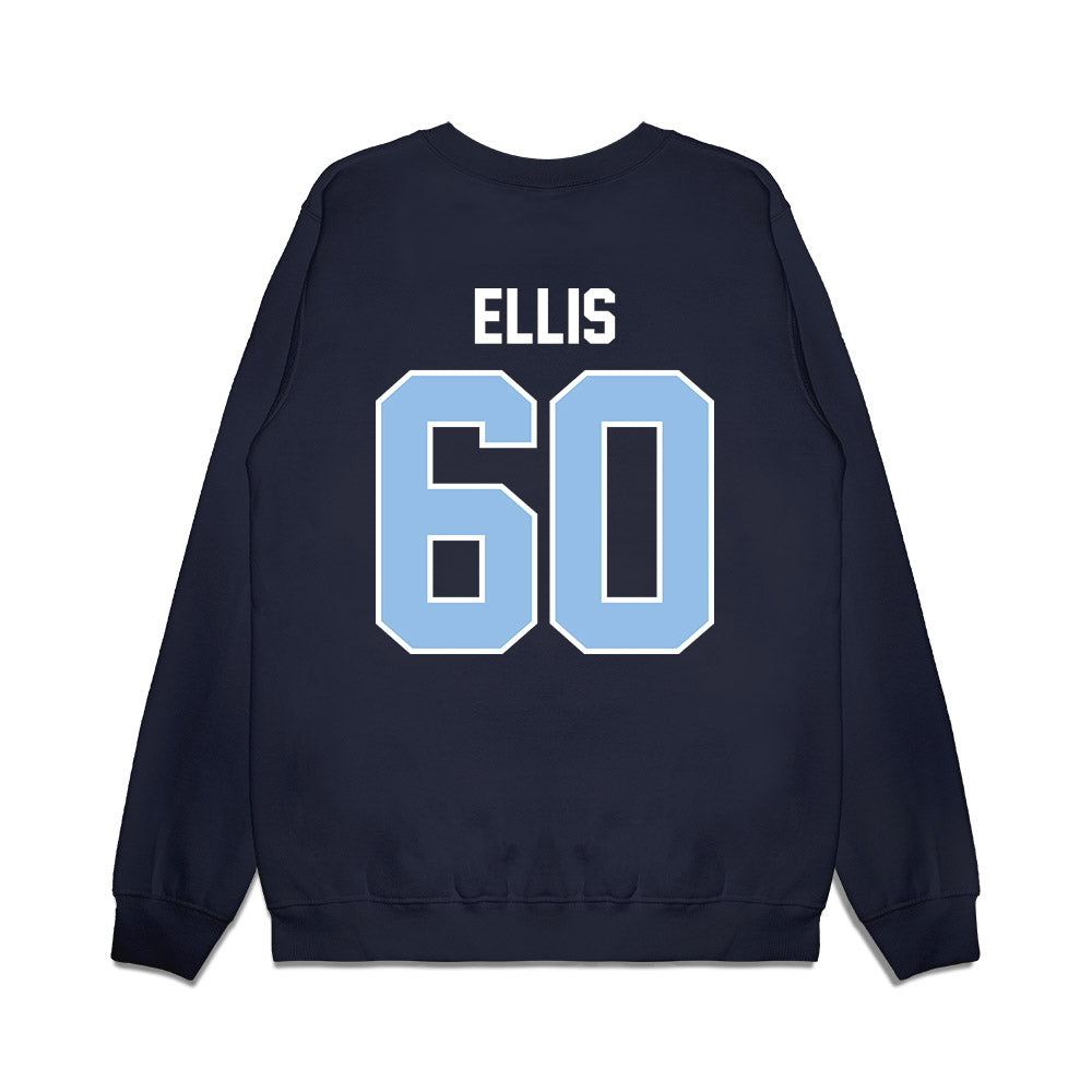 Old Dominion - NCAA Football : Braden Ellis - Vintage Helmet Premium Crewneck Sweatshirt-1
