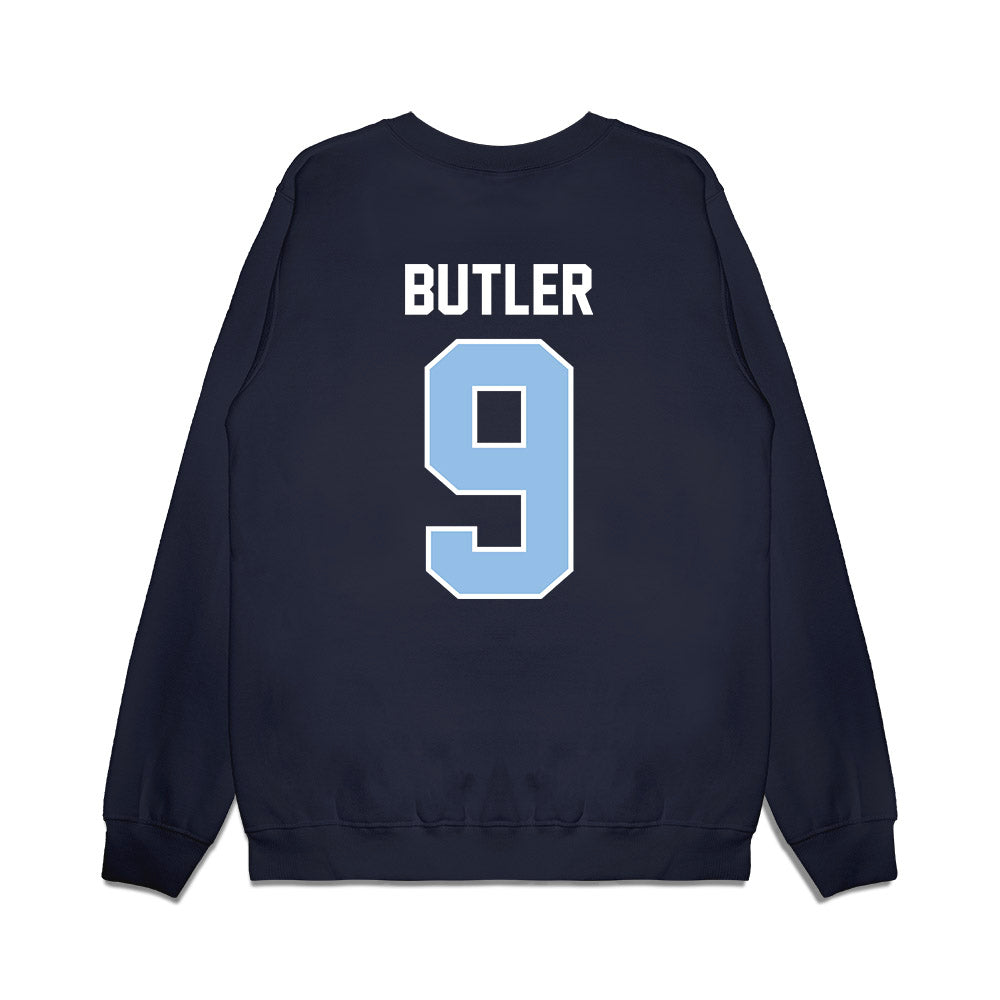 Old Dominion - NCAA Football : Jailen Butler - Vintage Helmet Premium Crewneck Sweatshirt-1