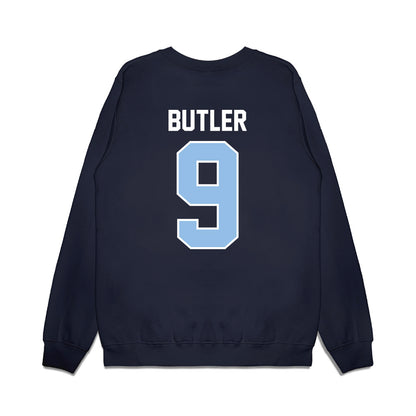 Old Dominion - NCAA Football : Jailen Butler - Vintage Helmet Premium Crewneck Sweatshirt-1