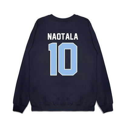 Old Dominion - NCAA Football : Koa Naotala - Vintage Helmet Premium Crewneck Sweatshirt-1
