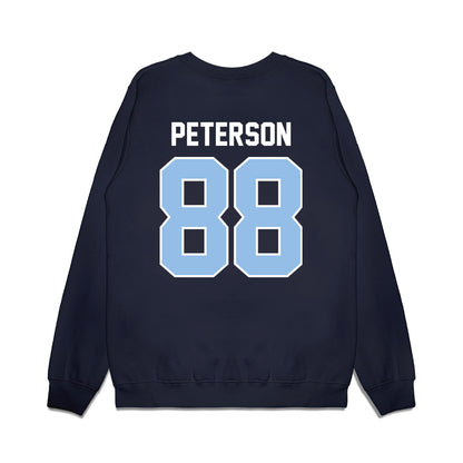 Old Dominion - NCAA Football : Karl Peterson - Vintage Helmet Premium Crewneck Sweatshirt-1