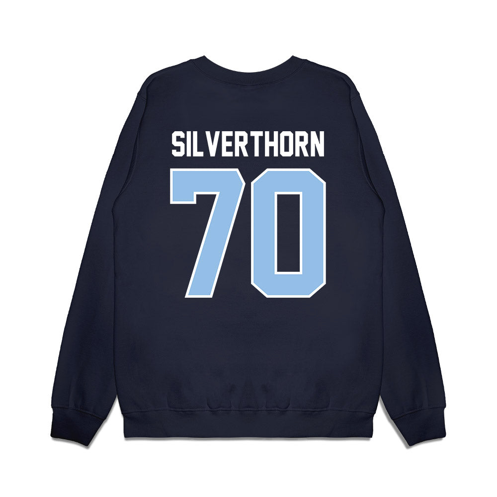 Old Dominion - NCAA Football : Andy Silverthorn - Vintage Helmet Premium Crewneck Sweatshirt-1