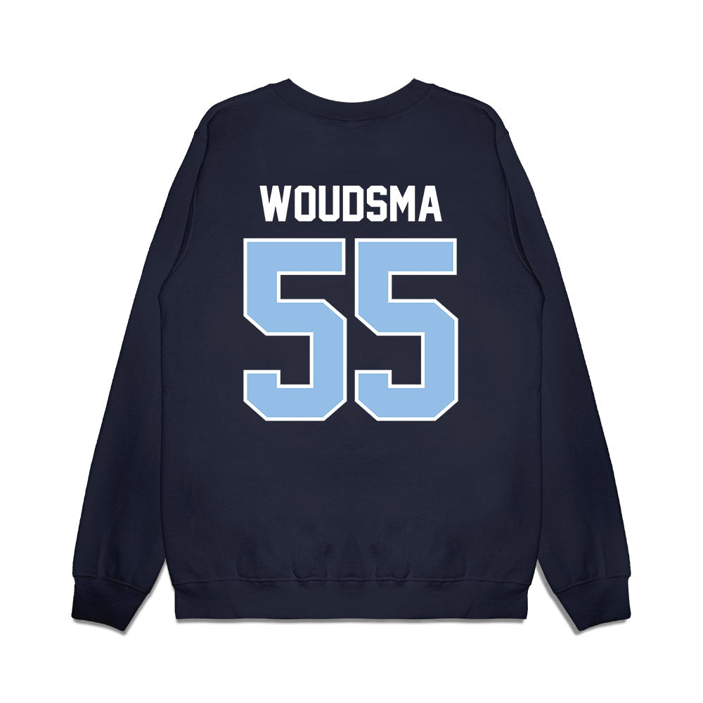 Old Dominion - NCAA Football : Maarten Woudsma - Vintage Helmet Premium Crewneck Sweatshirt-1