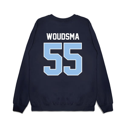 Old Dominion - NCAA Football : Maarten Woudsma - Vintage Helmet Premium Crewneck Sweatshirt-1