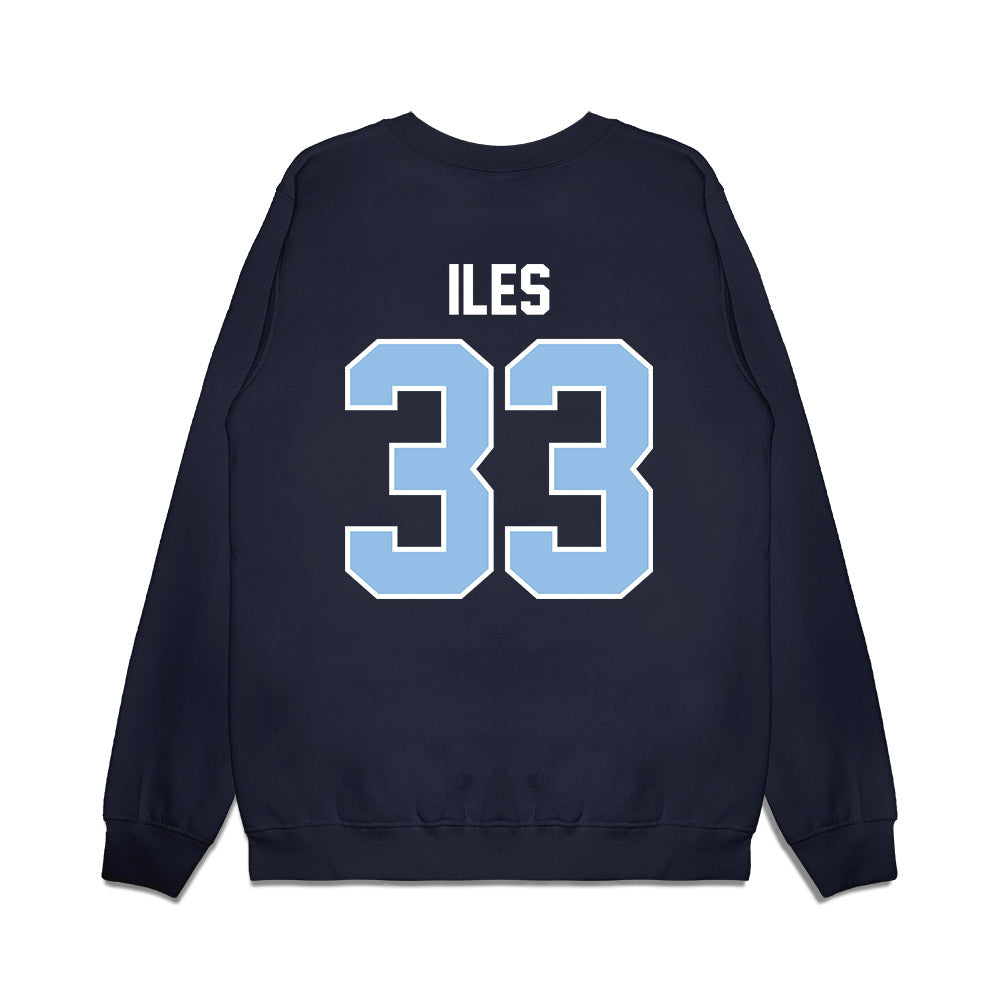 Old Dominion - NCAA Football : Daevon Iles - Vintage Helmet Premium Crewneck Sweatshirt-1