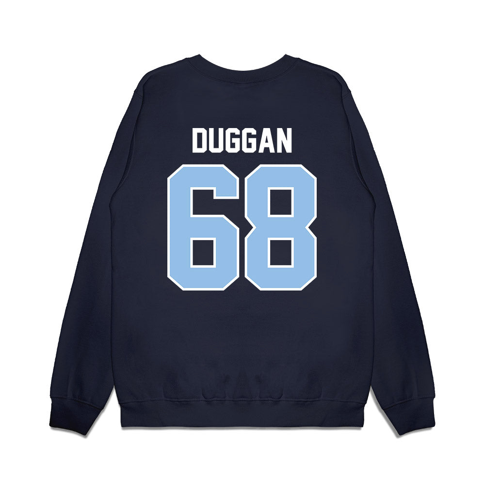 Old Dominion - NCAA Football : Griffin Duggan - Vintage Helmet Premium Crewneck Sweatshirt-1