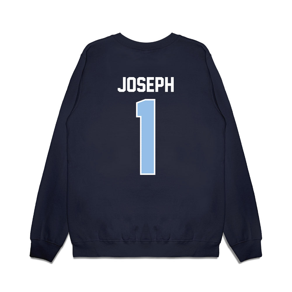 Old Dominion - NCAA Football : Colton Joseph - Vintage Helmet Premium Crewneck Sweatshirt-1