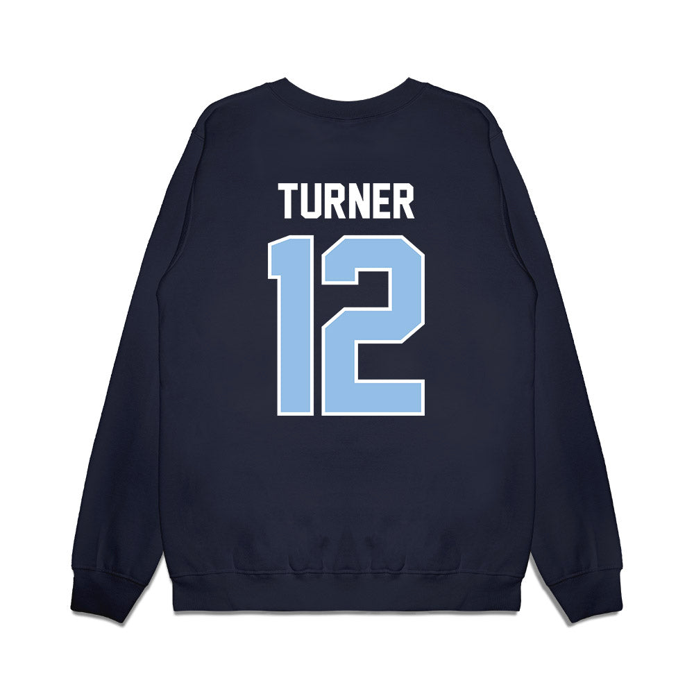 Old Dominion - NCAA Football : NICOLE TURNER - Vintage Helmet Premium Crewneck Sweatshirt-1