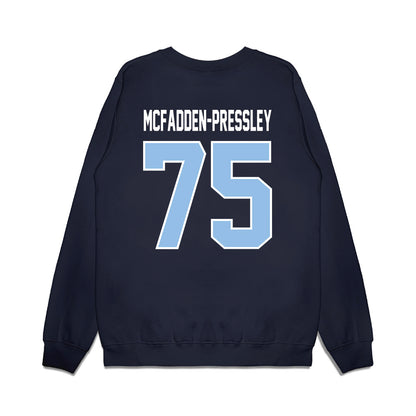 Old Dominion - NCAA Football : Lorenzo McFadden-Pressley - Vintage Helmet Premium Crewneck Sweatshirt-1
