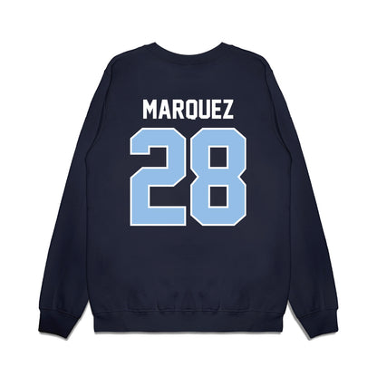 Old Dominion - NCAA Football : Troy Marquez - Vintage Helmet Premium Crewneck Sweatshirt-1