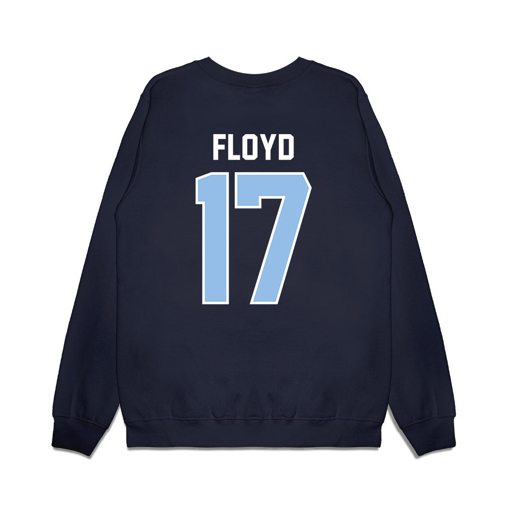 Old Dominion - NCAA Football : Cj Floyd - Vintage Helmet Premium Crewneck Sweatshirt-1