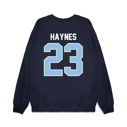Old Dominion - NCAA Football : Jorian Haynes - Vintage Helmet Premium Crewneck Sweatshirt-1