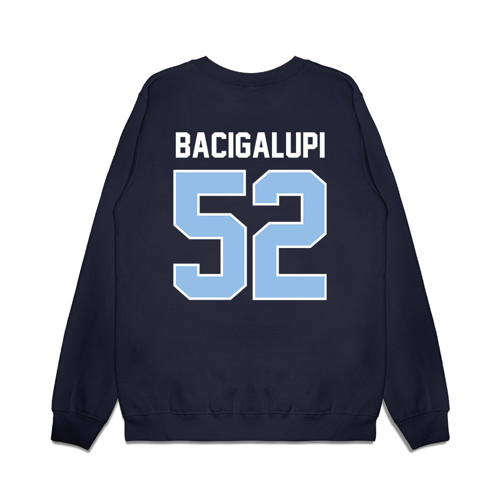 Old Dominion - NCAA Football : Jonathan Bacigalupi - Vintage Helmet Premium Crewneck Sweatshirt-1