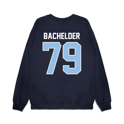 Old Dominion - NCAA Football : Theo Bachelder - Vintage Helmet Premium Crewneck Sweatshirt-1