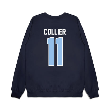 Old Dominion - NCAA Football : Kollin Collier - Vintage Helmet Premium Crewneck Sweatshirt-1
