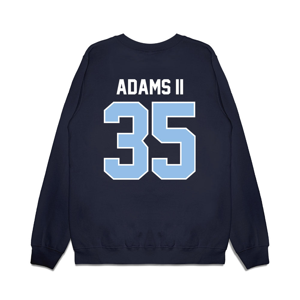 Old Dominion - NCAA Football : LaDarius Adams II - Vintage Helmet Premium Crewneck Sweatshirt-1