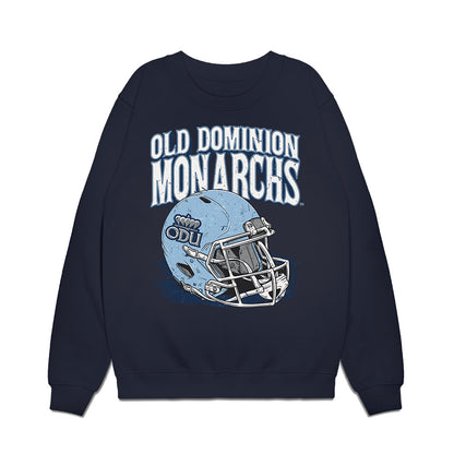 Old Dominion - NCAA Football : Jason Henderson - Vintage Helmet Premium Crewneck Sweatshirt-0