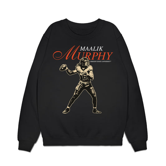 Oregon State - NCAA Football : Maalik Murphy - Legacy Premium Crewneck Sweatshirt-0