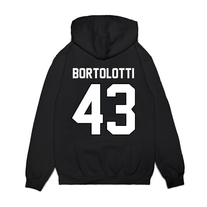 Wisconsin - NCAA Football : Grover Bortolotti - Vintage Helmet Premium Hooded Sweatshirt-1