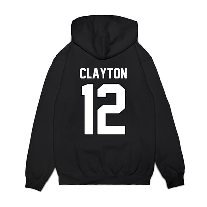 Wisconsin - NCAA Football : Nick Clayton - Vintage Helmet Premium Hooded Sweatshirt-1
