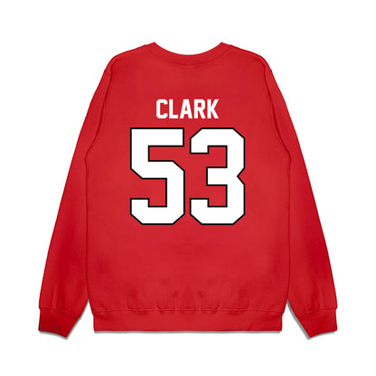 Wisconsin - NCAA Football : Cam Clark - Vintage Helmet Premium Crewneck Sweatshirt-1