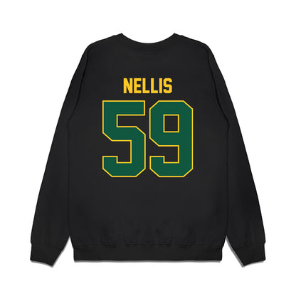 NDSU - NCAA Football : James Nellis - Vintage Helmet Premium Crewneck Sweatshirt-1