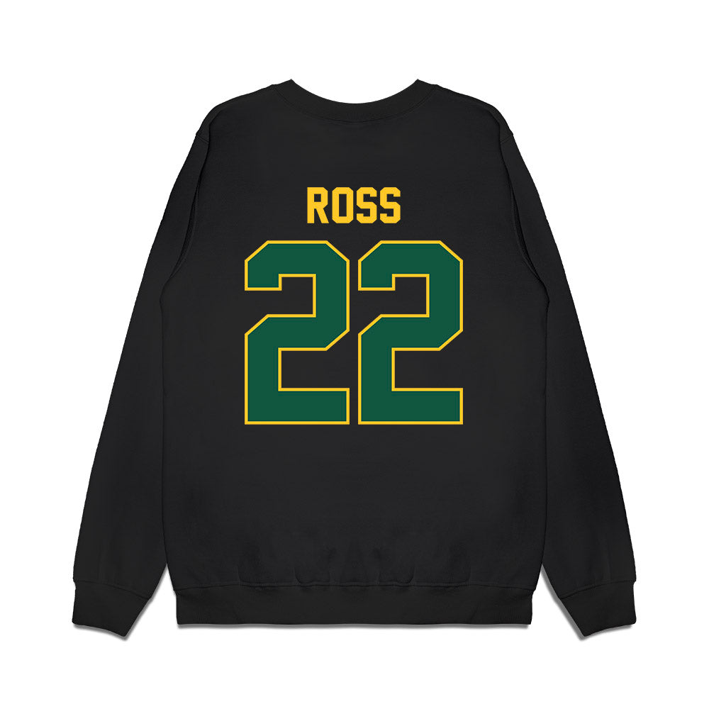 NDSU - NCAA Football : Charles Ross - Vintage Helmet Premium Crewneck Sweatshirt-1