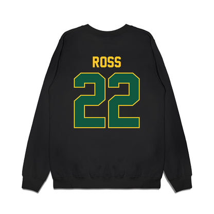 NDSU - NCAA Football : Charles Ross - Vintage Helmet Premium Crewneck Sweatshirt-1