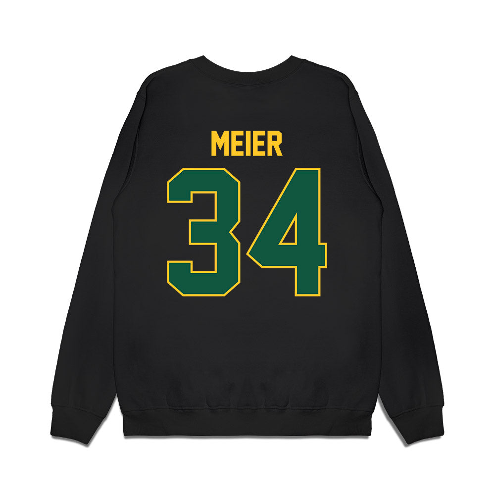 NDSU - NCAA Football : Landon Meier - Vintage Helmet Premium Crewneck Sweatshirt-1