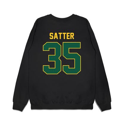 NDSU - NCAA Football : Ryland Satter - Vintage Helmet Premium Crewneck Sweatshirt-1