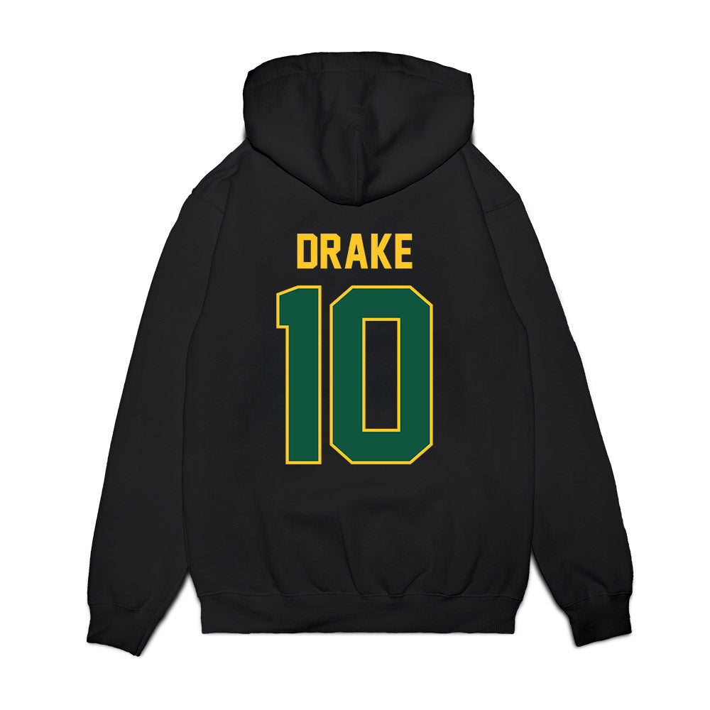 NDSU - NCAA Football : Trey Drake - Vintage Helmet Premium Hooded Sweatshirt-1