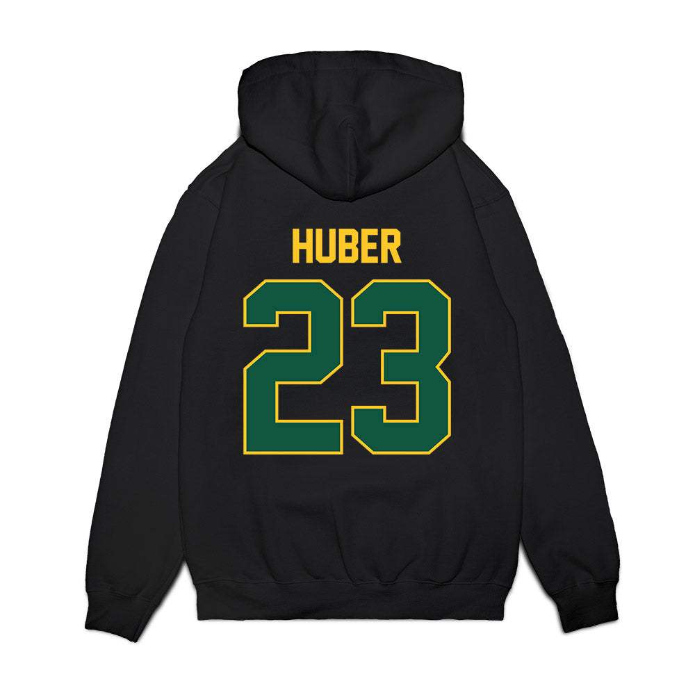 NDSU - NCAA Football : Kegan Huber - Vintage Helmet Premium Hooded Sweatshirt-1