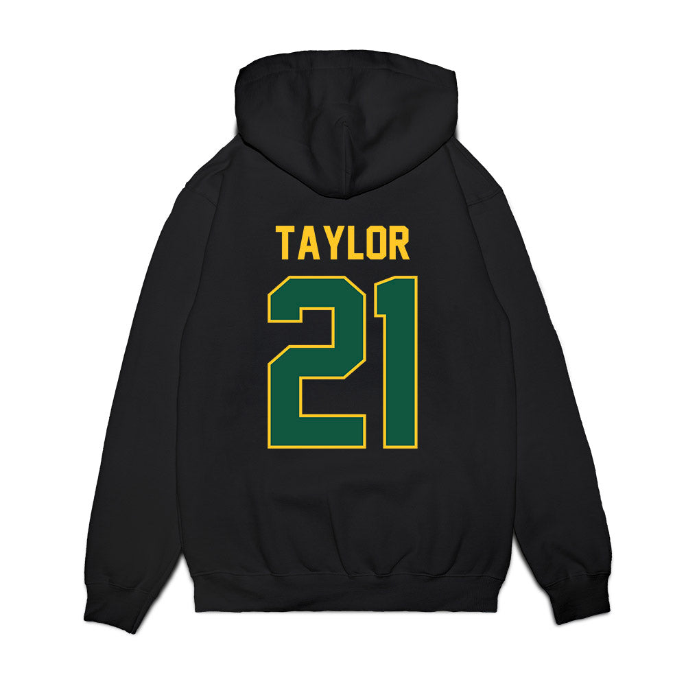 NDSU - NCAA Football : Noah Taylor - Vintage Helmet Premium Hooded Sweatshirt-1