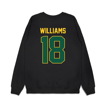 NDSU - NCAA Football : Jackson Williams - Vintage Helmet Premium Crewneck Sweatshirt-1
