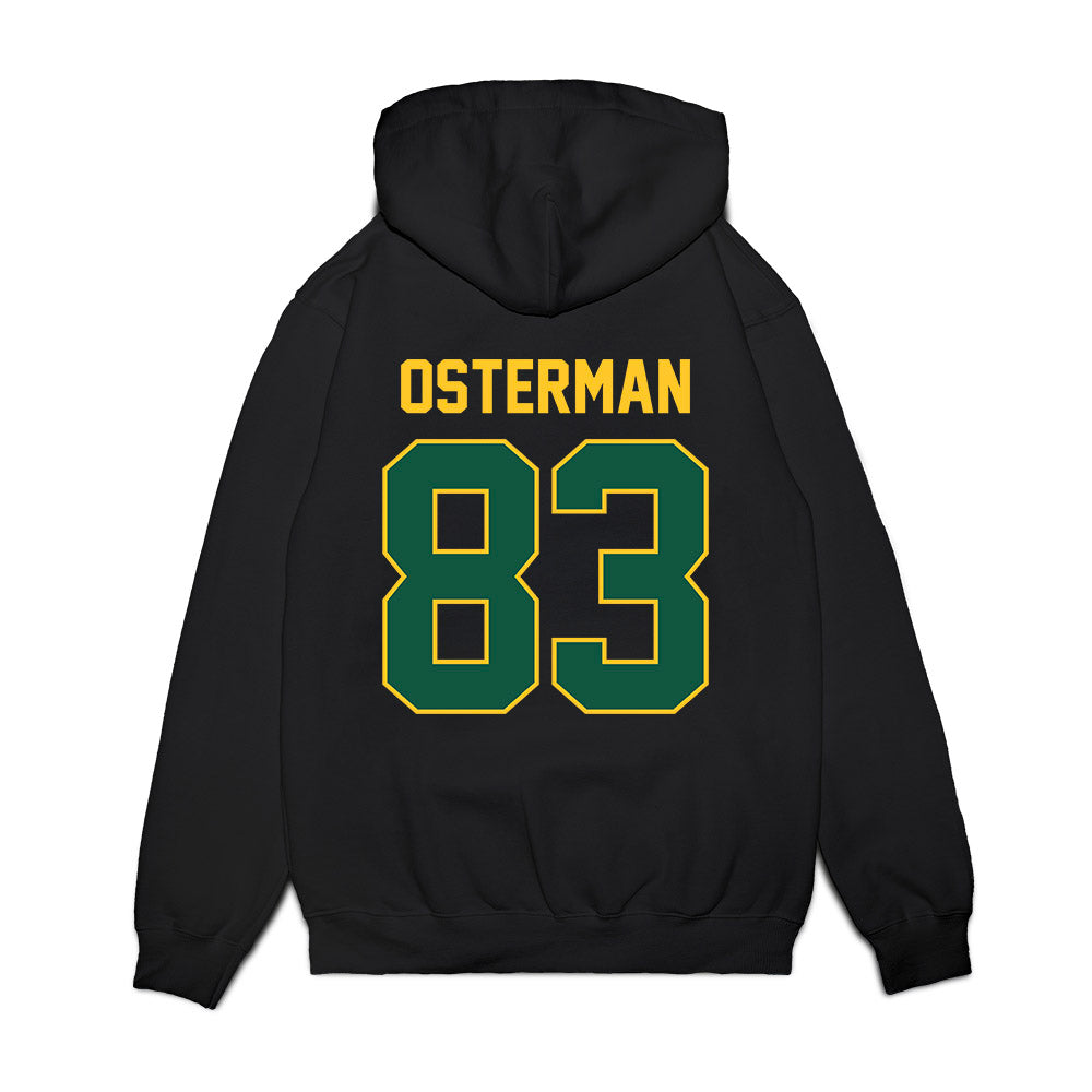 NDSU - NCAA Football : Cade Osterman - Vintage Helmet Premium Hooded Sweatshirt-1