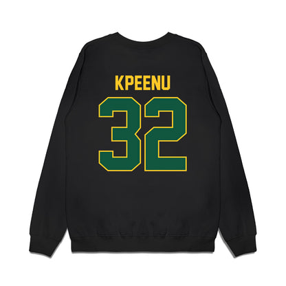 NDSU - NCAA Football : Barry Kpeenu - Vintage Helmet Premium Crewneck Sweatshirt-1
