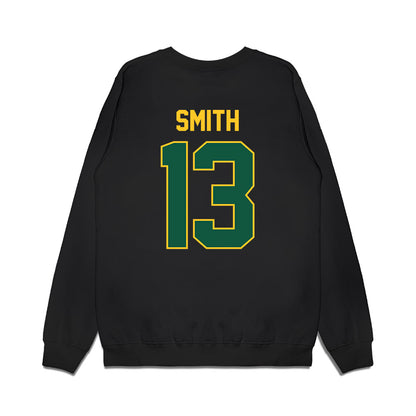 NDSU - NCAA Football : Zander Smith - Vintage Helmet Premium Crewneck Sweatshirt-1